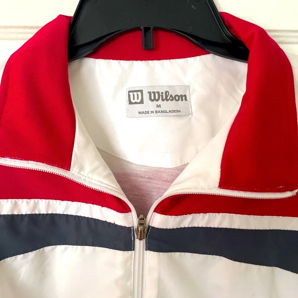 Vintage Wilson Track Jacket size Medium - Picture 2 of 4